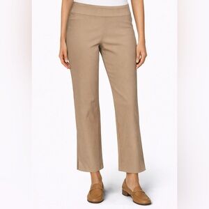 Krazy Larry Tan Women's Pull On Ankle Pants
